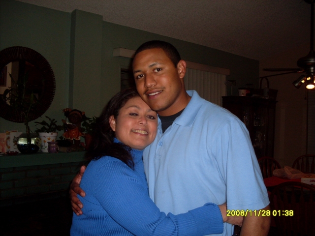 Me and Adriane at Thanksgiving time 2008